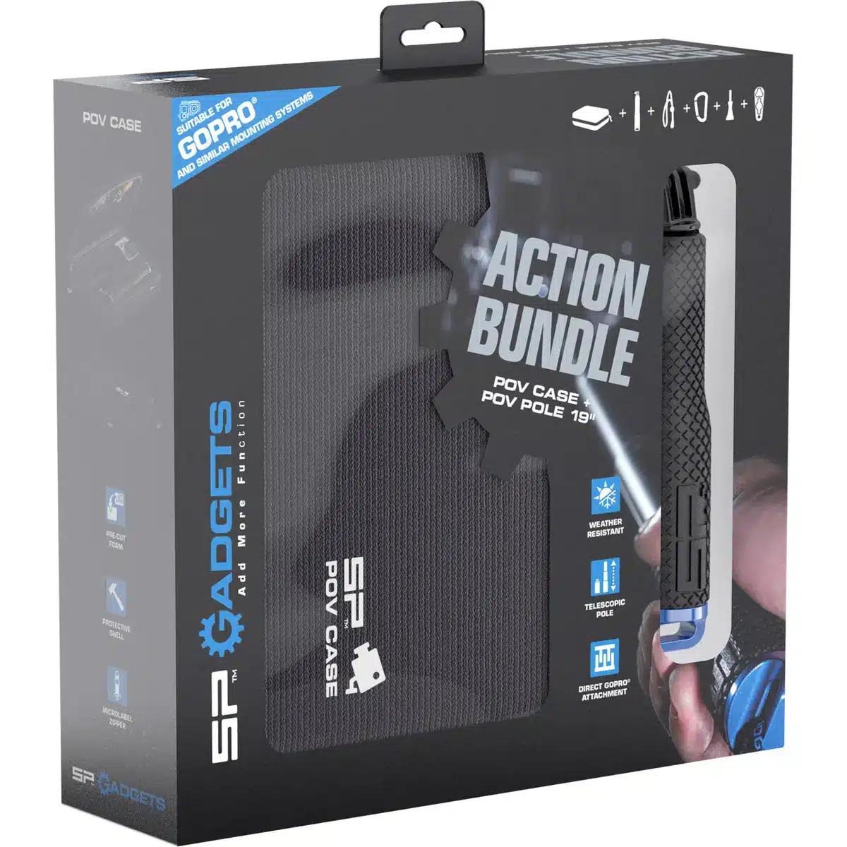 Kit Action Bundle: estuche POV y bastón